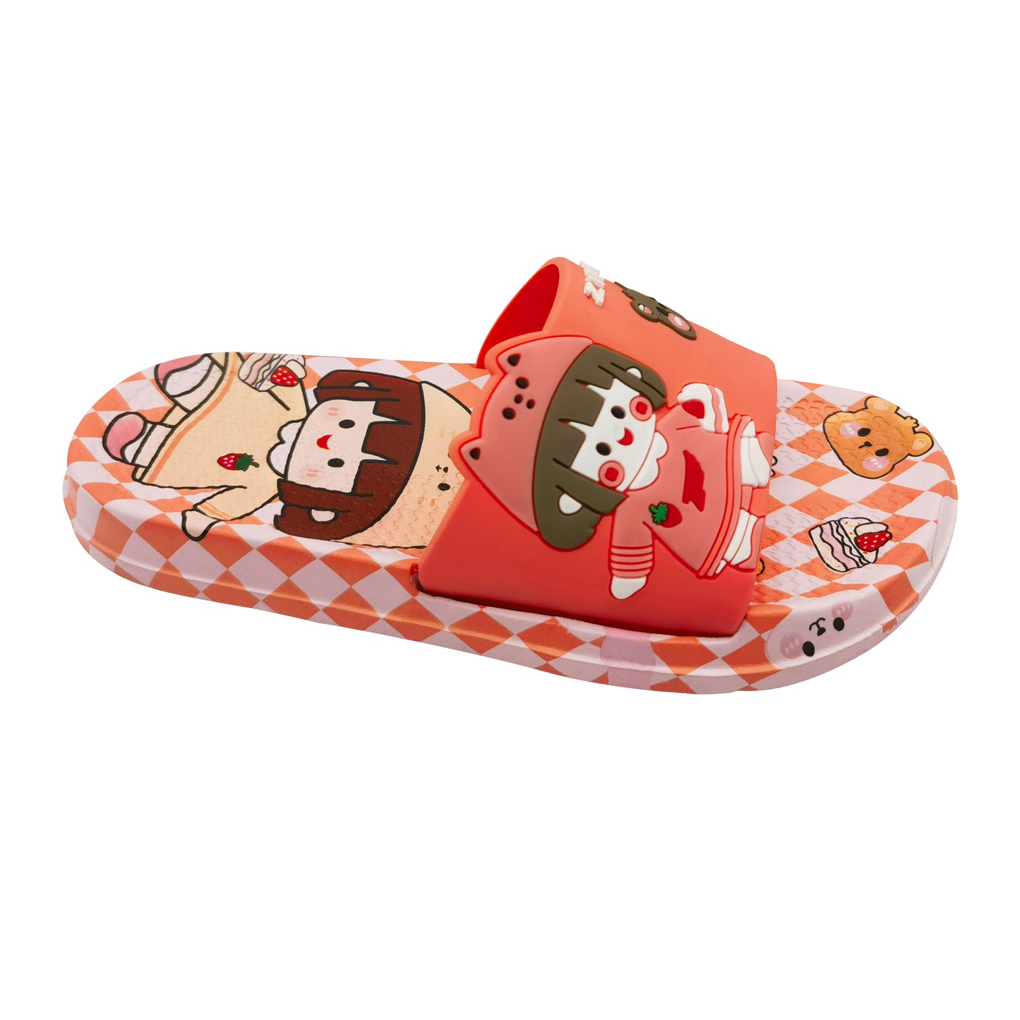 Fashion anti slip girls slippers slide shoes