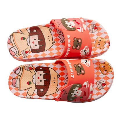 Fashion anti slip girls slippers slide shoes