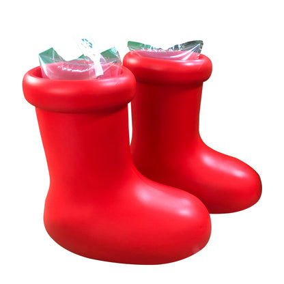 Factory direct good price Fashion red boots shoes