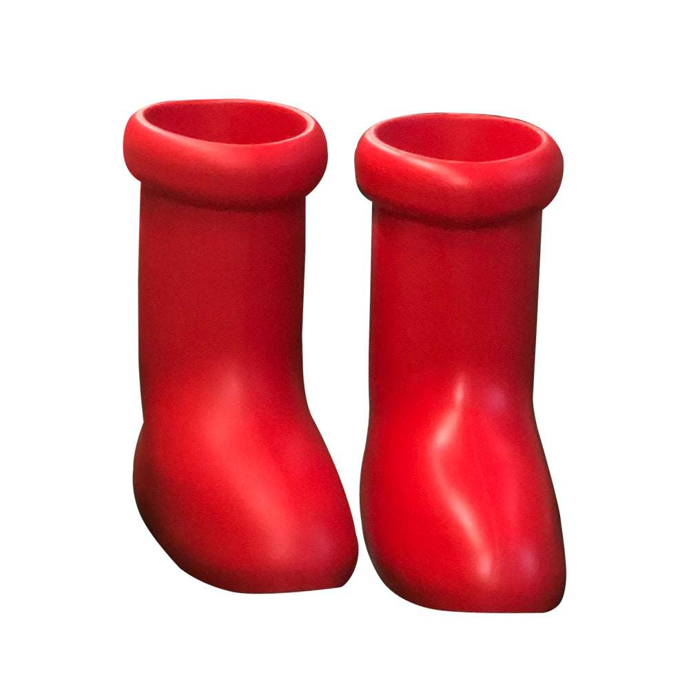 Factory direct good price Fashion red boots shoes