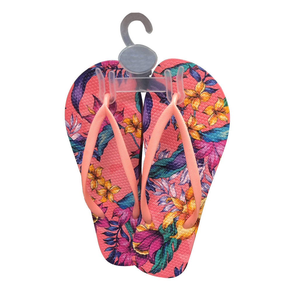 Custom color printed womens flip flops sale