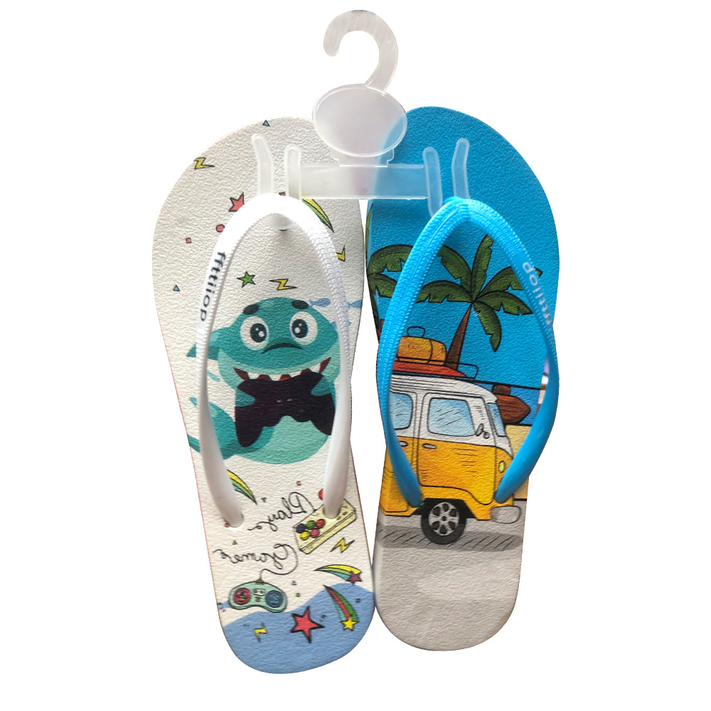 Custom color printed womens flip flops sale