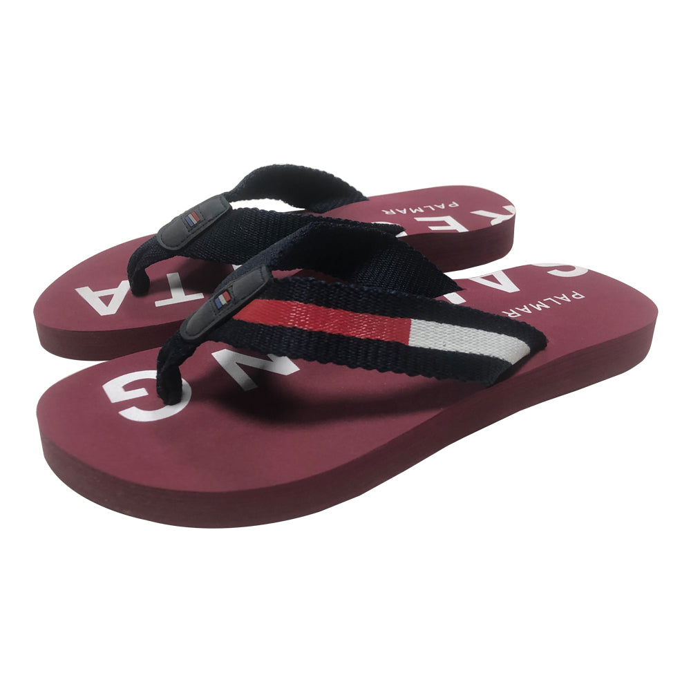 Customized best men style on flip flops