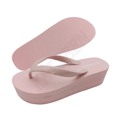 Mid heel platform flipflops for women