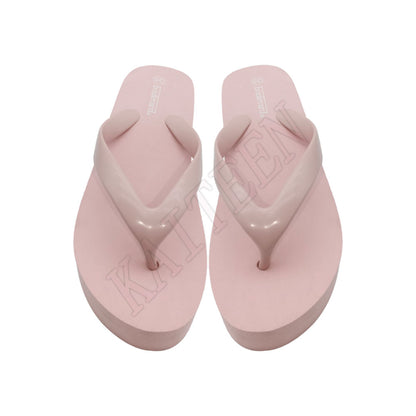 Mid heel platform flipflops for women