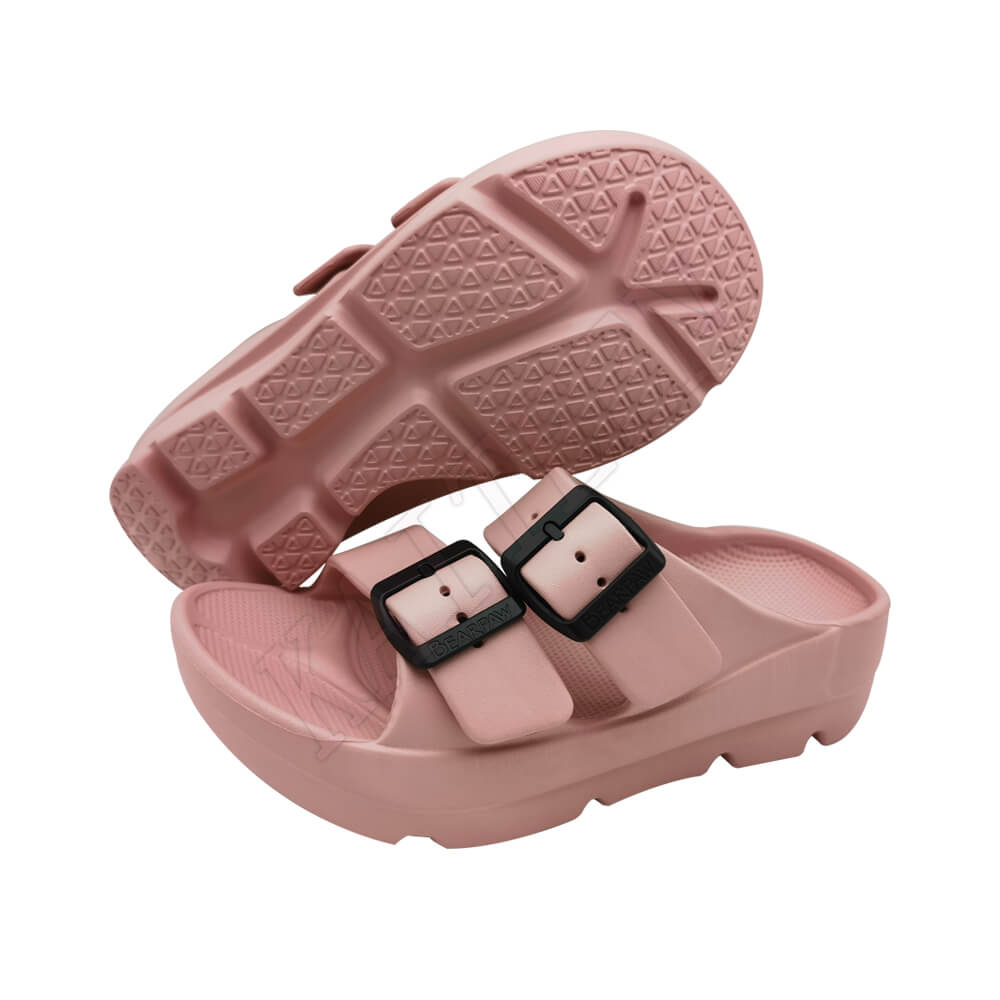 Buy Pink Kickonn Women thick sole sandals