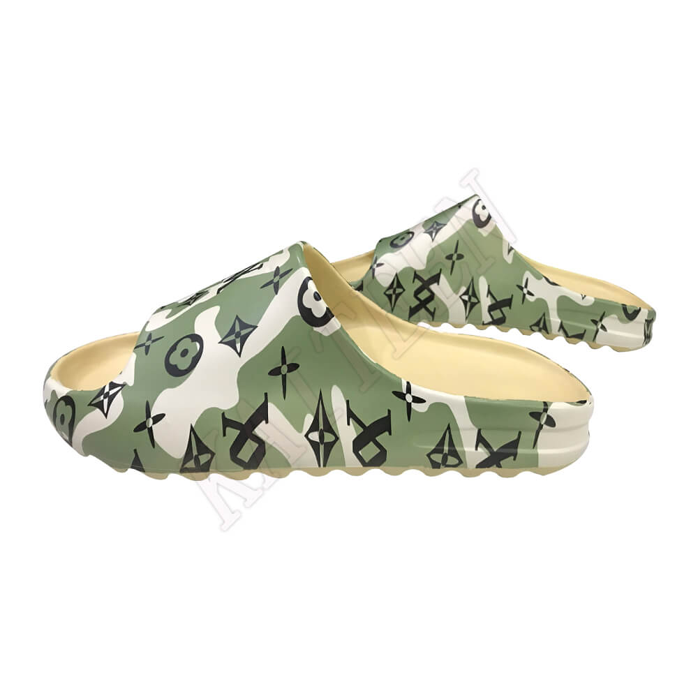 Drip Cloud thick sole Graphic Slides shoes