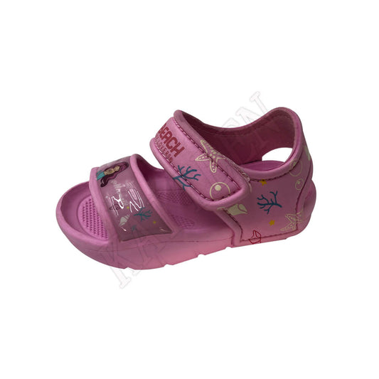 Fashion soft pink girls slippers sleepers