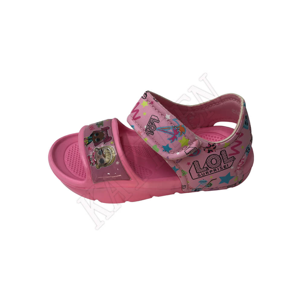 Fashion soft pink girls slippers sleepers