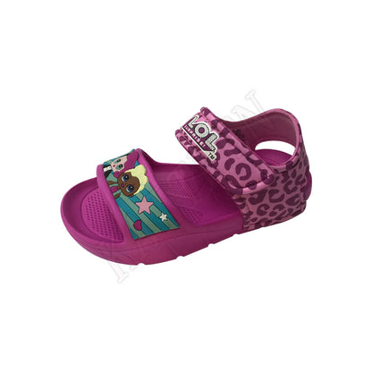 Fashion soft pink girls slippers sleepers