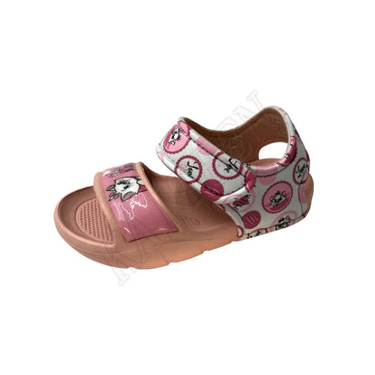 Fashion soft pink girls slippers sleepers