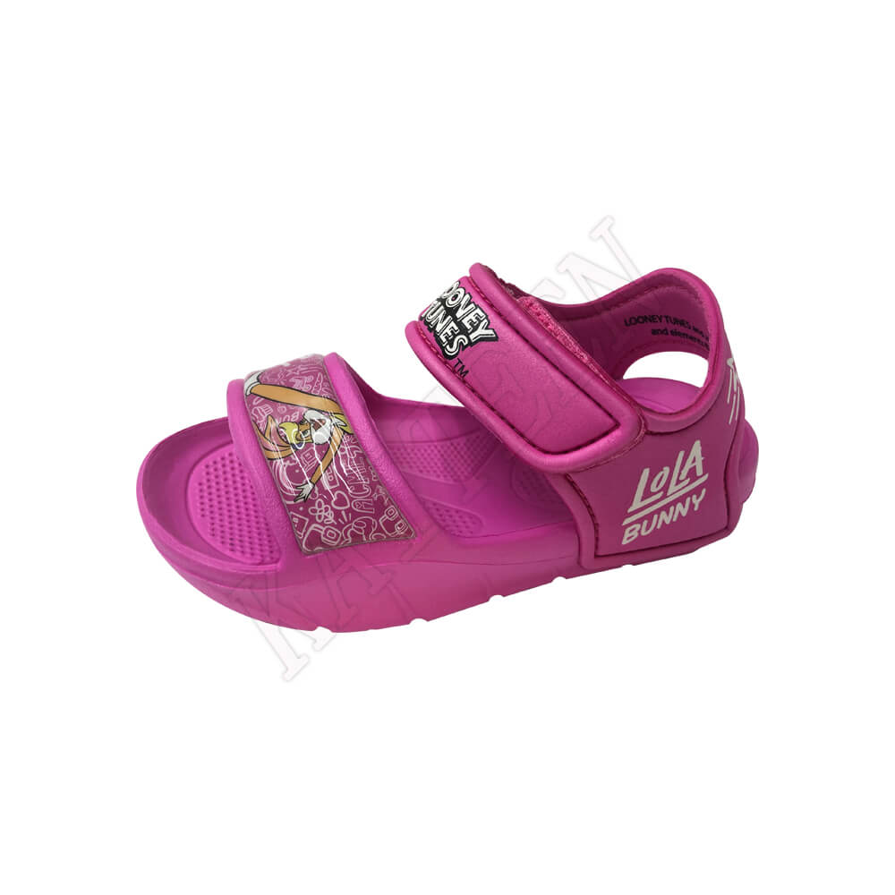 Fashion soft pink girls slippers sleepers