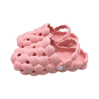 New Bubble Pink Clogs outdoor yard sandals shoes