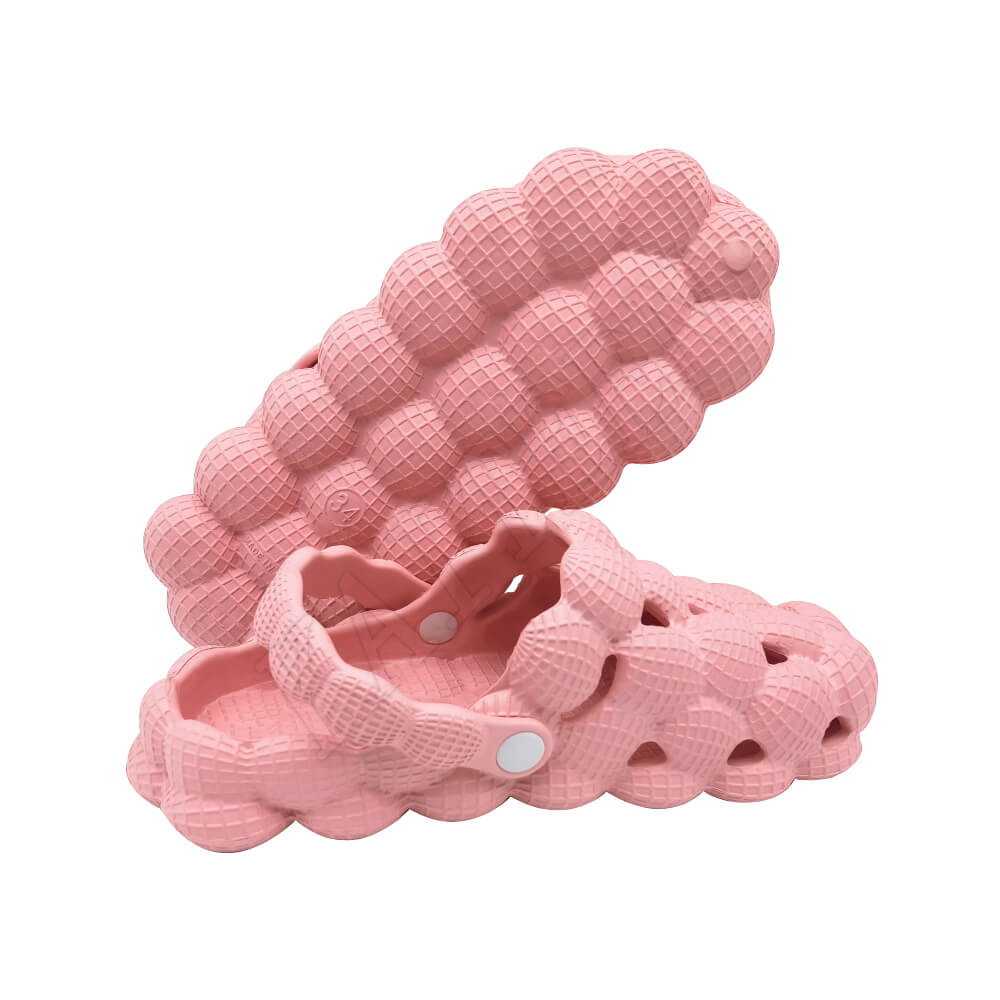 New Bubble Pink Clogs outdoor yard sandals shoes