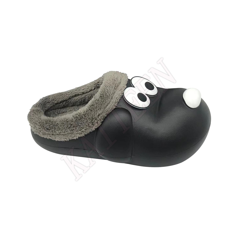 Cotton Slipper Black House Winter Warm Shoes teenage