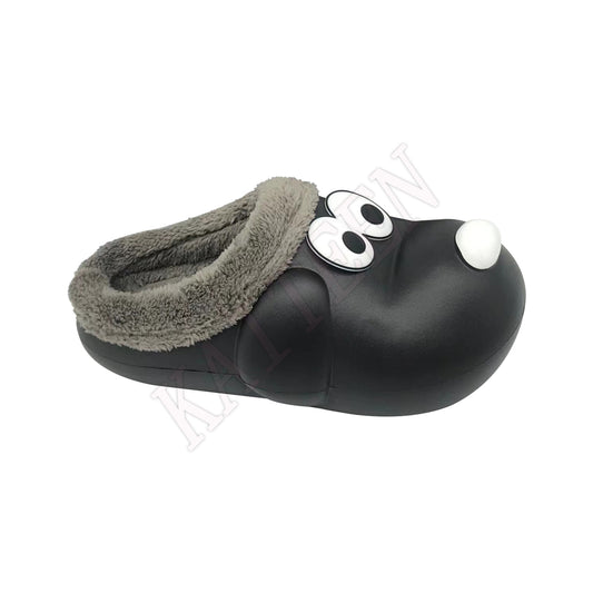 Cotton Slipper Black House Winter Warm Shoes teenage