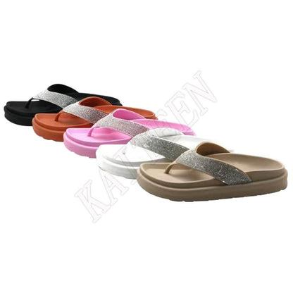 Dunlop Ladies Low Wedge Platform Nippon Flipflops