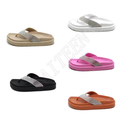 Dunlop Ladies Low Wedge Platform Nippon Flipflops