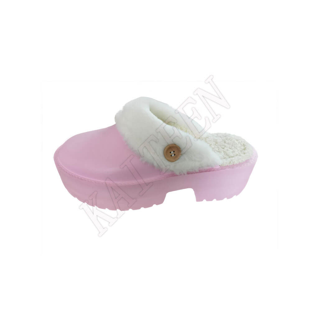 Winter Fur Outdoor Women's Wedge Crocs