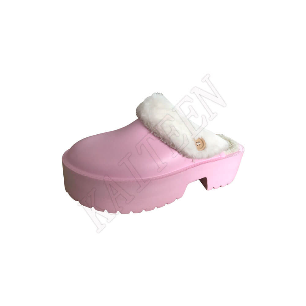 Winter Fur Outdoor Women's Wedge Crocs