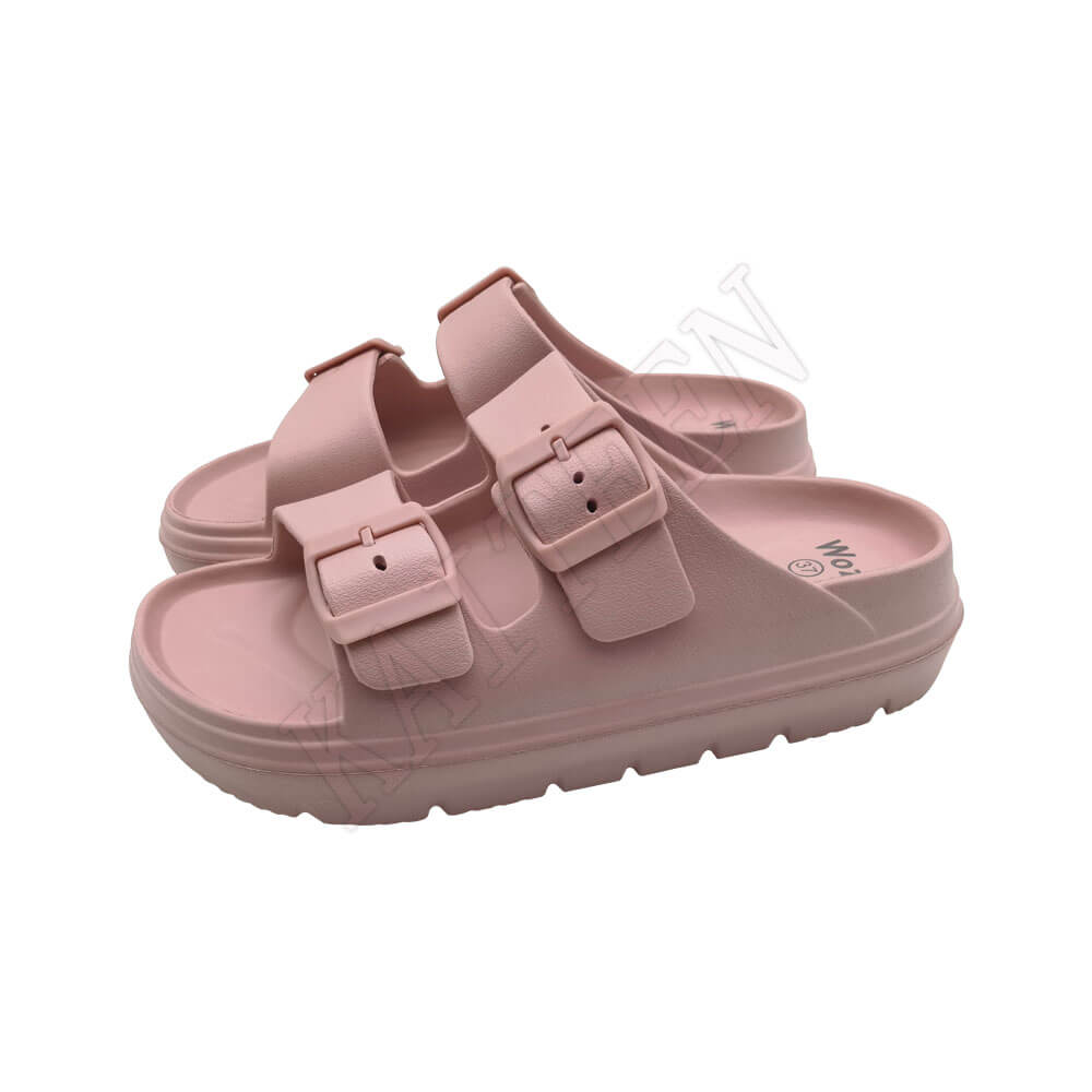 Summer thick Strip Pink Slippers new collection